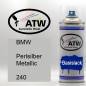 Preview: BMW, Perlsilber Metallic, 240: 400ml Sprühdose, von ATW Autoteile West.